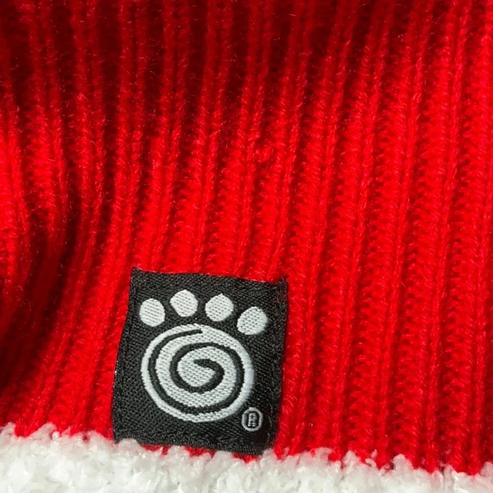 Festive Red Dog Christmas Sweater